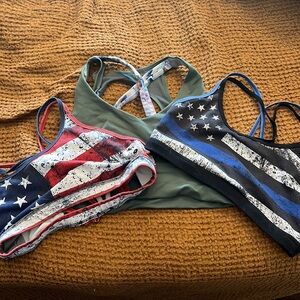 3 Born Primitive bras, Medium